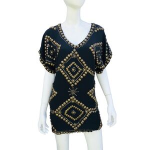 Sherri Bodell Studded Silk Dress